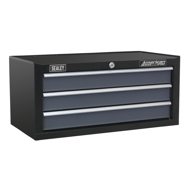 Sealey AP35TBCOMBO | Tool Chest Combination 16 Drawer with Ball-Bearing Slides - Black/Grey & 398pc Tool Kit