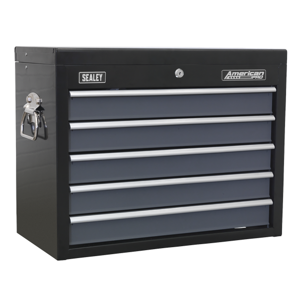 Sealey AP3505TB | American PRO Topchest 5 Drawer - Black/Grey