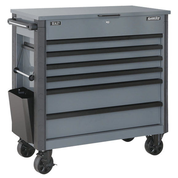 Sealey AP366G | Tool Trolley 6 Drawer - Grey