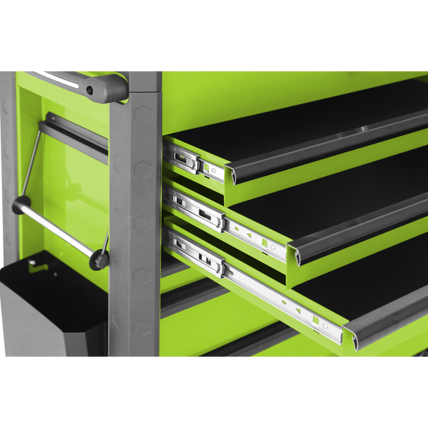 Sealey AP366HV | Tool Trolley 6 Drawer - Green