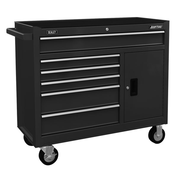 Sealey AP4106B | American PRO Rollcab 6 Drawer - Black