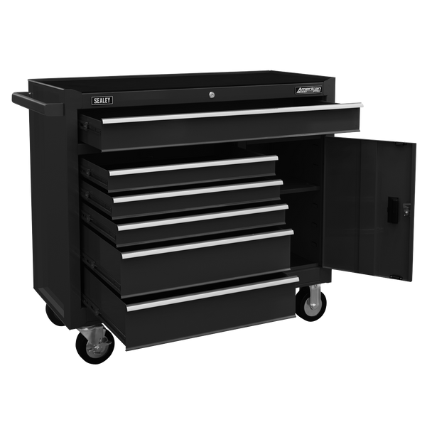 Sealey AP4106B | American PRO Rollcab 6 Drawer - Black