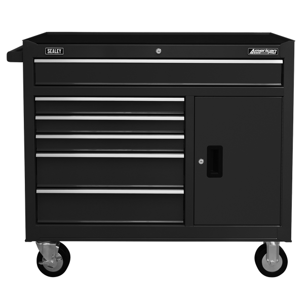 Sealey AP4106B | American PRO Rollcab 6 Drawer - Black
