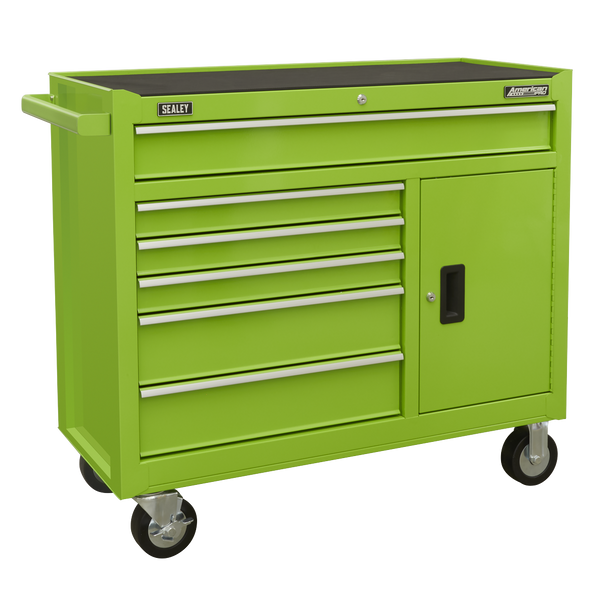 Sealey AP41STACKHVCOMBO | American PRO Tool Chest Combination with 117pc Tool Kit - Green