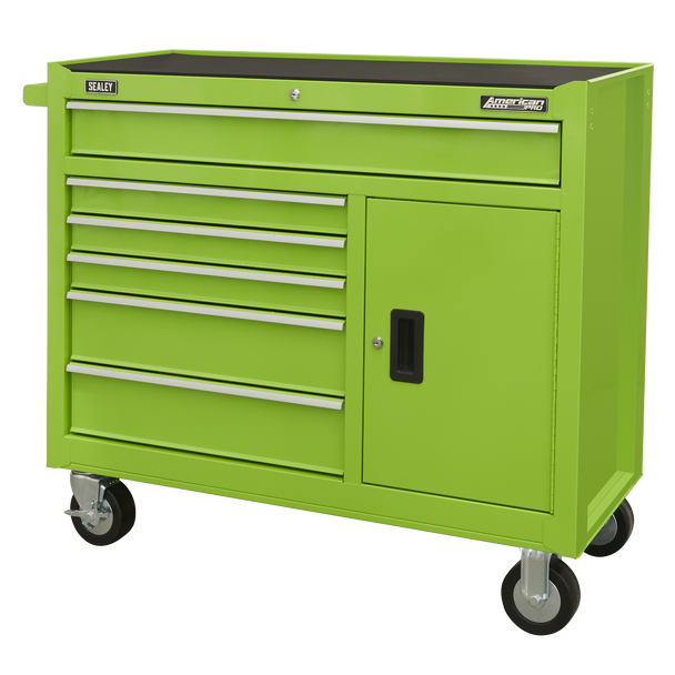 Sealey AP4106HV | American PRO Rollcab 6 Drawer - Green