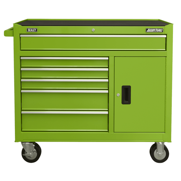 Sealey AP4106HV | American PRO Rollcab 6 Drawer - Green