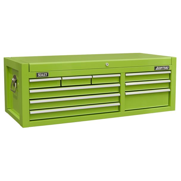 Sealey AP4109HV | American PRO Topchest 9 Drawer - Green
