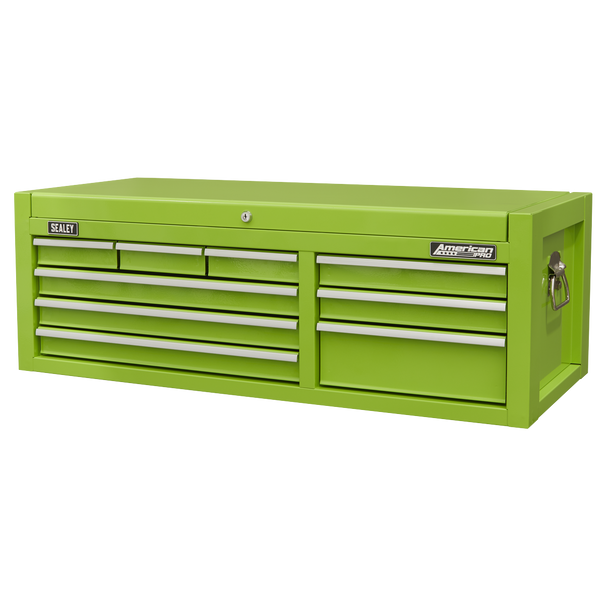 Sealey AP4109HV | American PRO Topchest 9 Drawer - Green