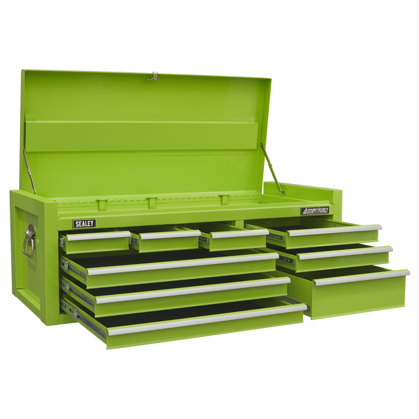 Sealey AP4109HV | American PRO Topchest 9 Drawer - Green