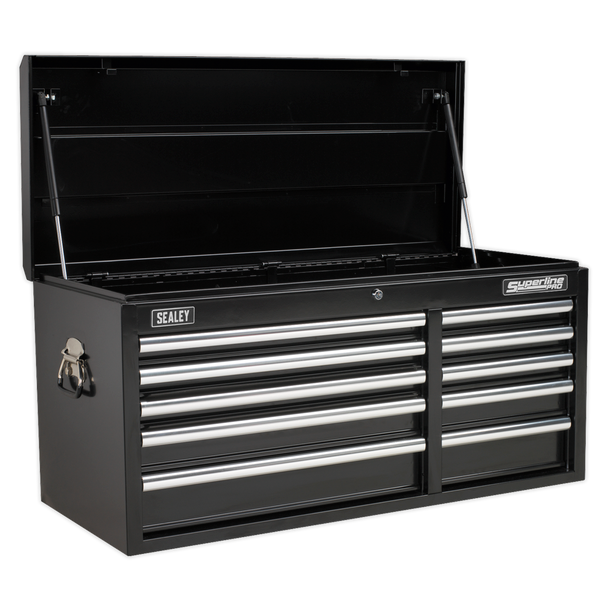 Sealey AP41110B | Superline PRO Heavy-Duty Topchest 10 Drawer - Black
