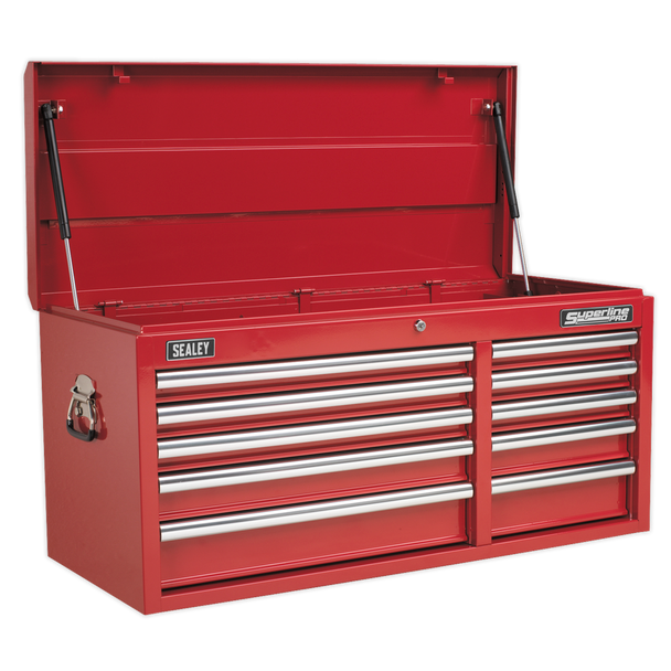 Sealey AP41110 | Superline PRO Heavy-Duty Topchest 10 Drawer - Red
