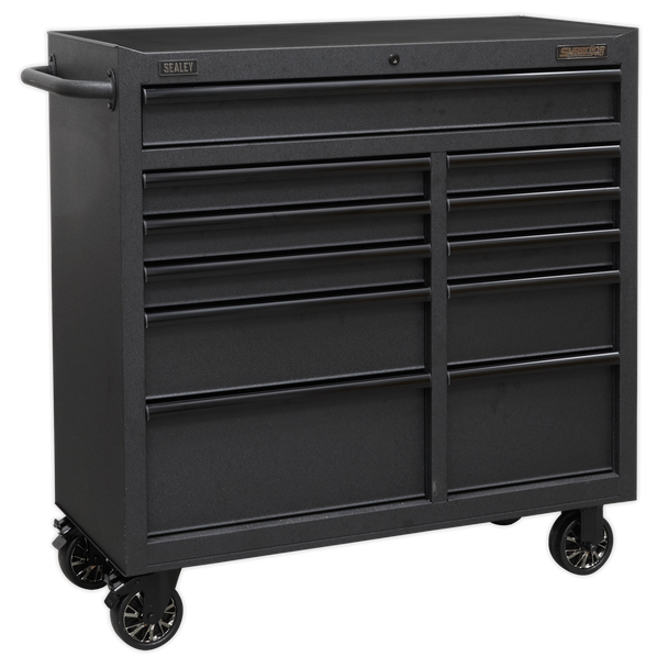 Sealey AP4111BE | Superline PRO Black Edition Rollcab with 11 Soft Close Drawers 1040mm