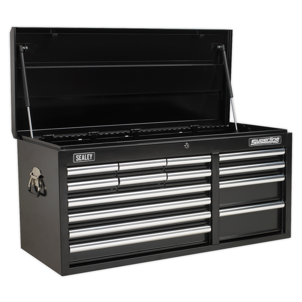 Sealey AP41149B | Superline PRO Heavy-Duty Topchest 14 Drawer - Black
