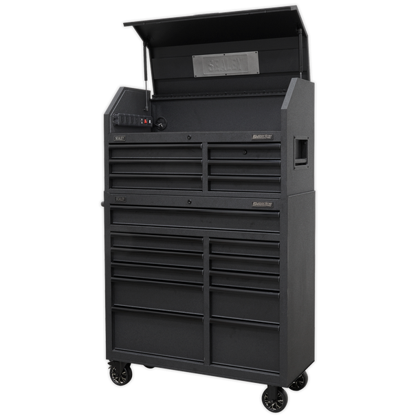 Sealey AP41BESTACK | Superline PRO Tool Chest Combination with 17 Soft Close Drawers & Power Strip