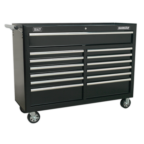Sealey TBTPBCOMBO4 ⏐ Superline PRO Tool Chest Combination 23 Drawer with 446pc Tool Kit - Black