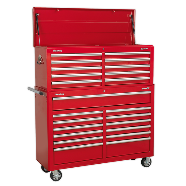 Sealey AP52COMBO1 | Superline PRO Tool Chest Combination 23 Drawer - Red