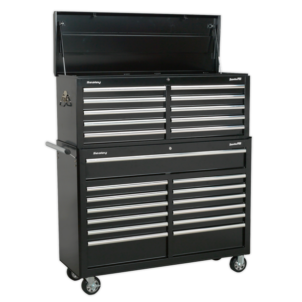 Sealey AP52COMBO2 | Superline PRO Tool Chest Combination 23 Drawer - Black