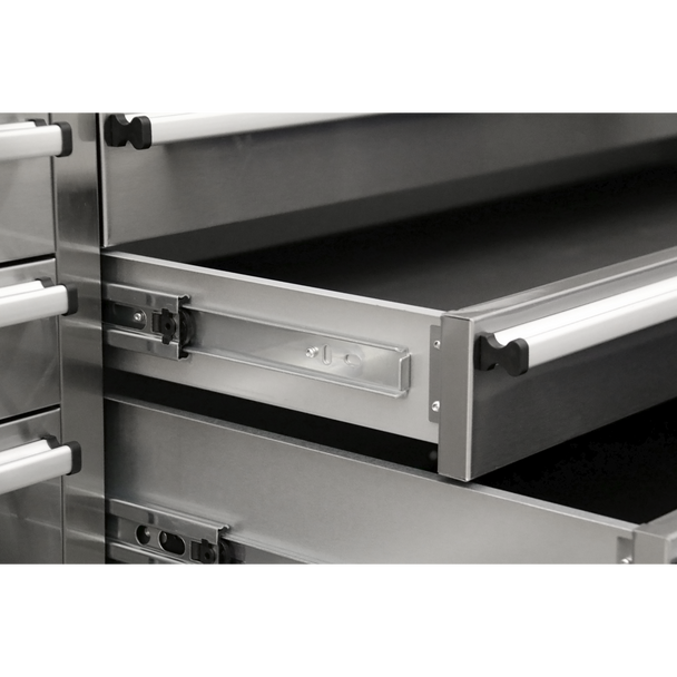 Sealey AP7210SS | Premier Mobile Stainless Steel Tool Cabinet & Cupboard 10 Drawer