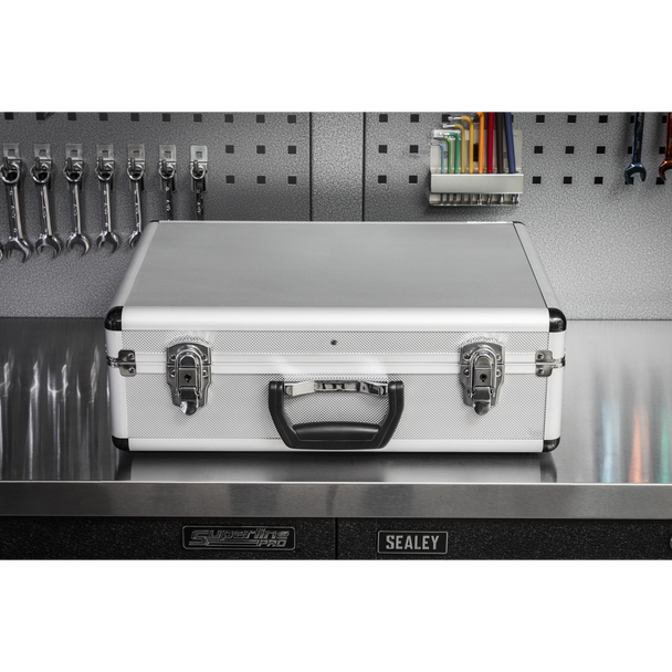 Sealey AP601 | Aluminium Tool Case with Radiused Edges