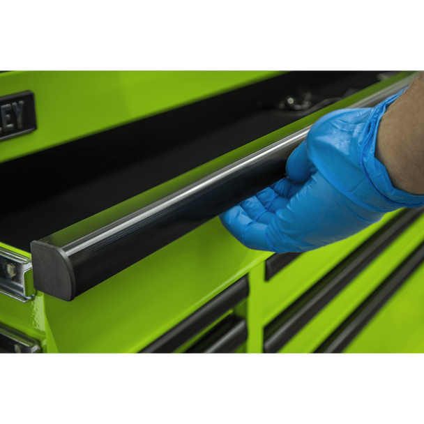 Sealey AP6115BE | Superline PRO Black Edition Mobile Trolley with Wooden Worktop 15 Drawer 1549mm