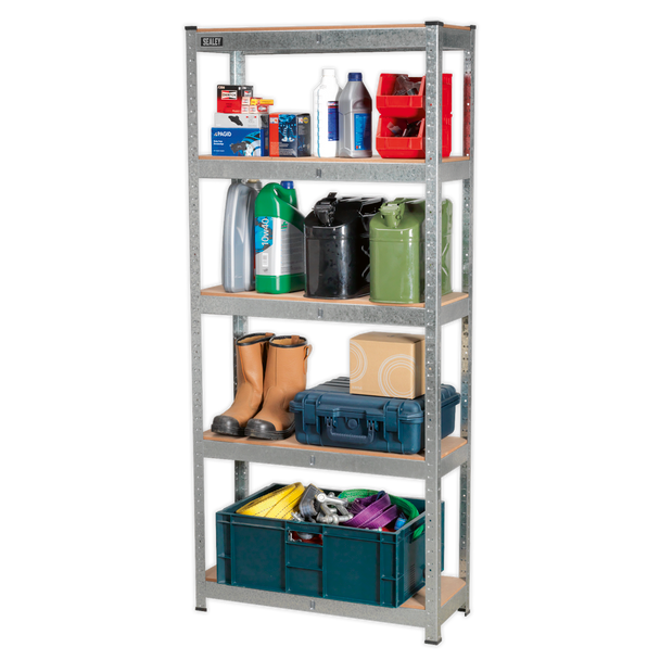 Sealey AP6150GS | Racking Unit with 5 Shelves 150kg Capacity Per Level