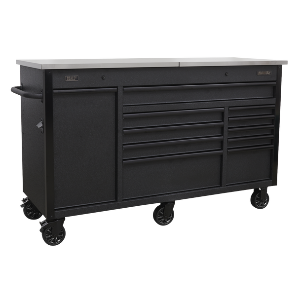 Sealey AP6310BE | Superline PRO Mobile Tool Cabinet with Power Tool Charging Drawer 1600mm