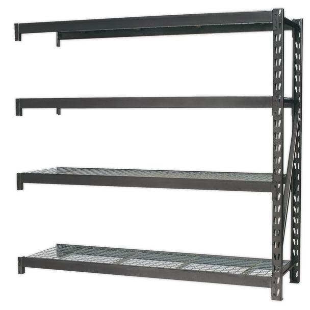 Sealey AP6572E | Heavy-Duty Racking Extension Pack with 4 Mesh Shelves 640kg Capacity Per Level