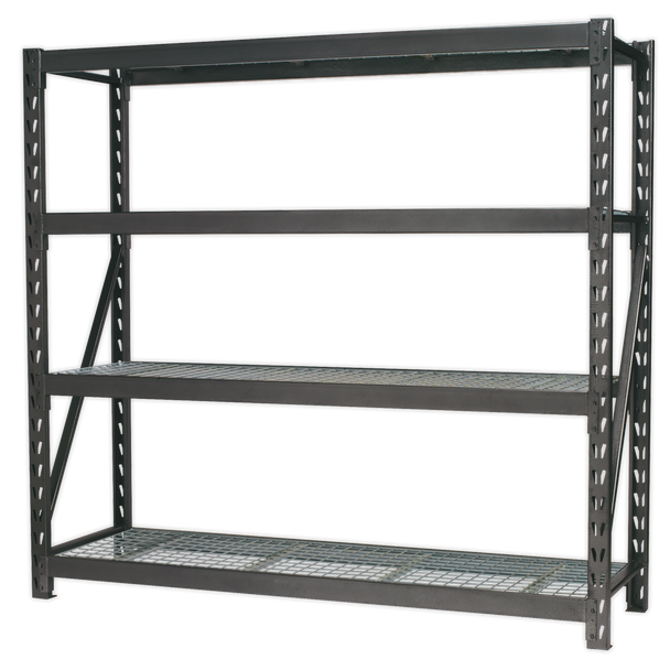 Sealey AP6572 | Heavy-Duty Racking Unit with 4 Mesh Shelves 640kg Capacity Per Level