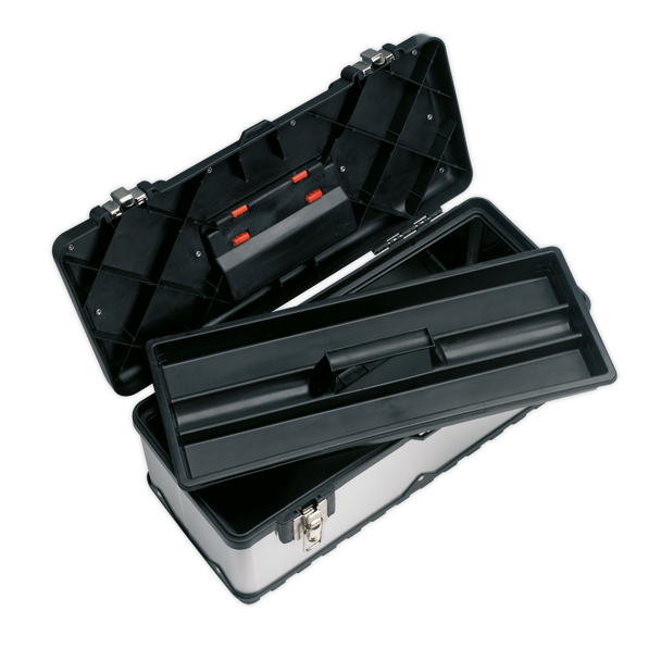 Sealey AP660S | Stainless Steel Toolbox with Tote Tray 660mm