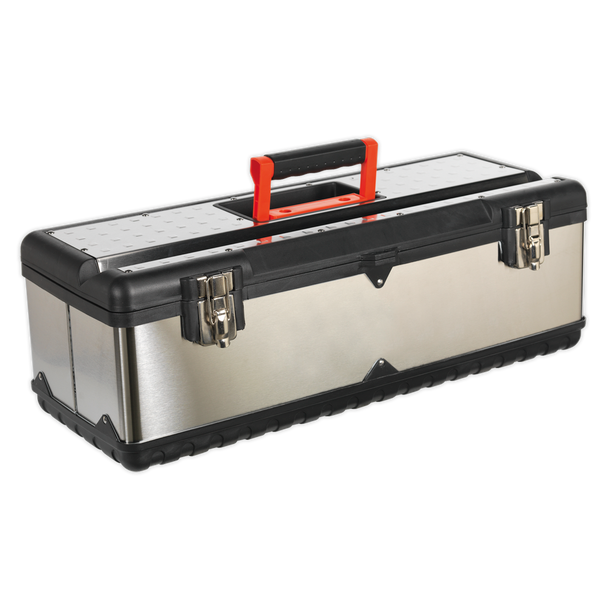 Sealey AP660S | Stainless Steel Toolbox with Tote Tray 660mm