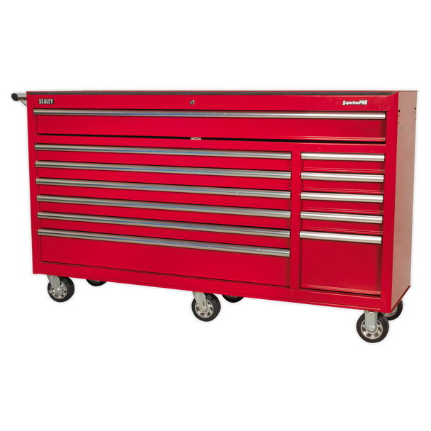 Sealey AP6612 | Superline PRO Rollcab 12 Drawer - Red