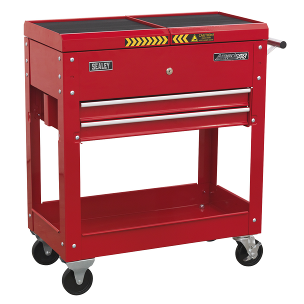 Sealey AP705M | American PRO Mobile Tool & Parts Trolley - Red