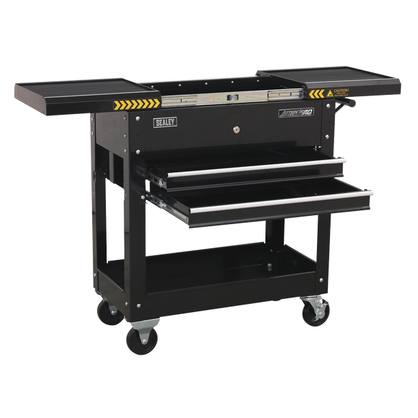 Sealey AP705MB | American PRO Mobile Tool & Parts Trolley - Black