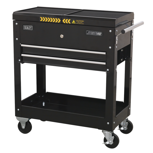 Sealey AP705MB | American PRO Mobile Tool & Parts Trolley - Black
