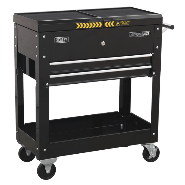 Sealey AP705MB | American PRO Mobile Tool & Parts Trolley - Black