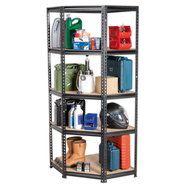 Sealey AP7150C | 5-Level Corner Racking Unit 150kg Capacity Per Level