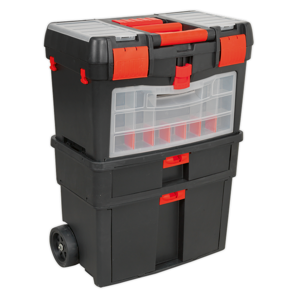 Sealey AP850 | Mobile Toolbox with Tote Tray & Removable Assortment Box