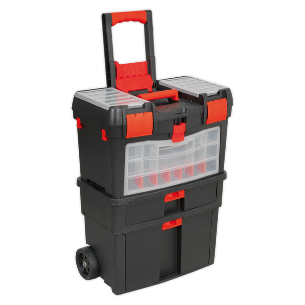 Sealey AP850 | Mobile Toolbox with Tote Tray & Removable Assortment Box