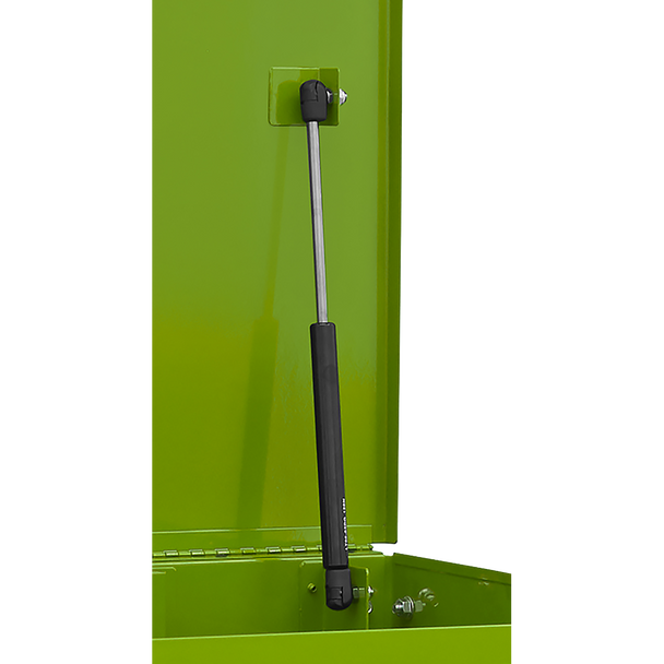 Sealey AP890MHV | Superline PRO Heavy-Duty Mobile Tool & Parts Trolley with 5 Drawers and Lockable Top - Hi-Vis Green