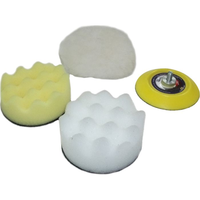 PCL APA92 | Buffing Accessory Pack 75mm (3") diameter for Mini Sander