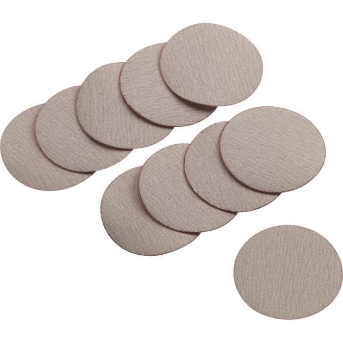 PCL APA98 | 50mm (2") Sandpaper Discs Grade 240 (10 per Pack)