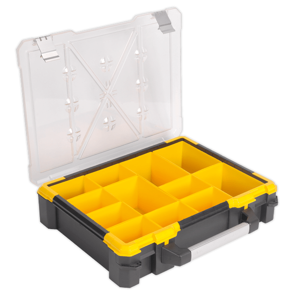 Sealey APAS12R | Parts Storage Case with 12 Removable Compartments 490mm