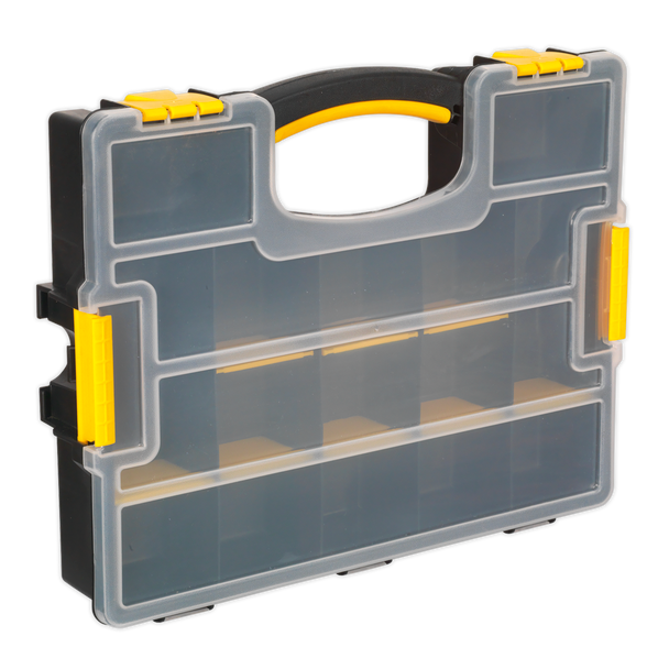 Sealey APAS15A | Stackable Parts Storage Case with Removable Compartments