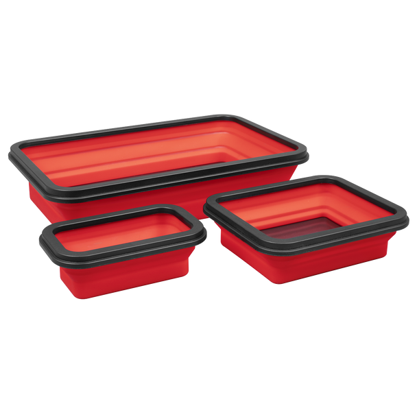 Sealey APCMTS | Collapsible Magnetic Parts Tray - Set of 3