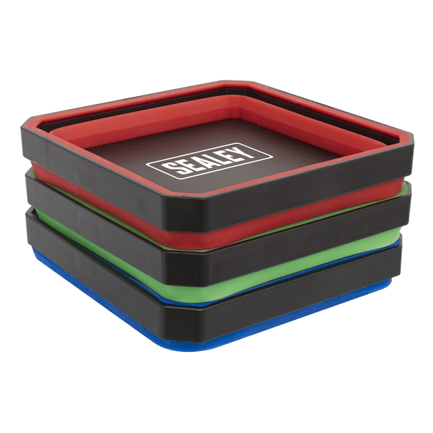 Sealey APCSTS | Collapsible Magnetic Parts Tray Set