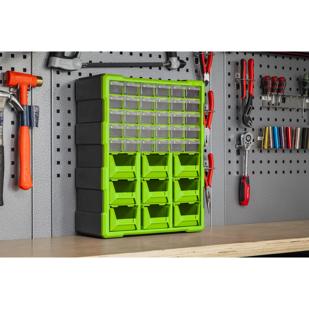 Sealey APDC39HV | Cabinet Box 39 Drawer - Green/Black