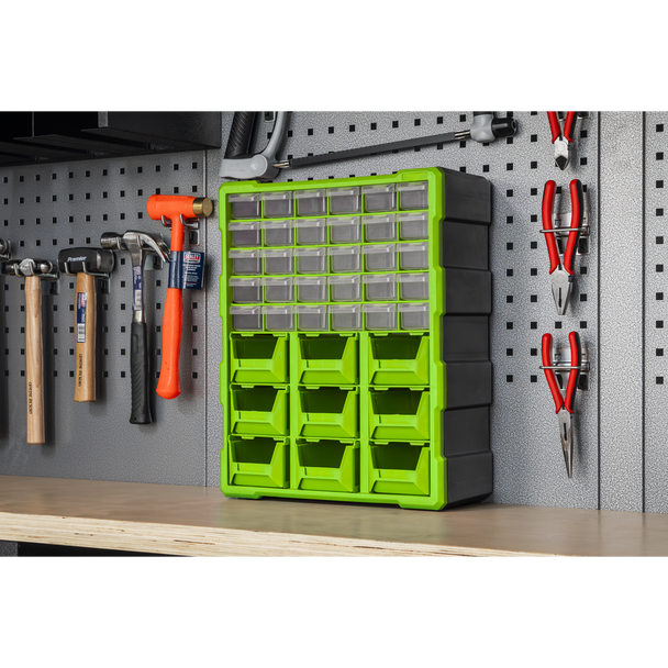Sealey APDC39HV | Cabinet Box 39 Drawer - Green/Black