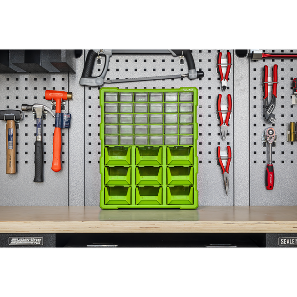 Sealey APDC39HV | Cabinet Box 39 Drawer - Green/Black