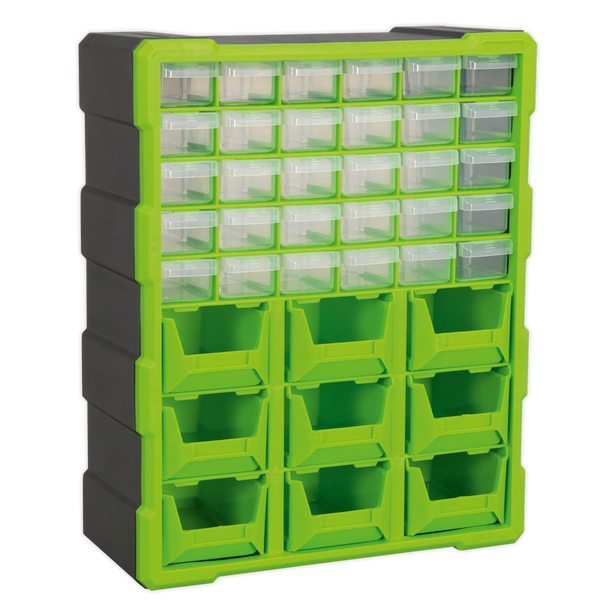 Sealey APDC39HV | Cabinet Box 39 Drawer - Green/Black