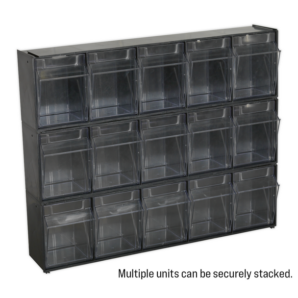 Sealey APDC5 | Stackable Cabinet Box 5 Bins